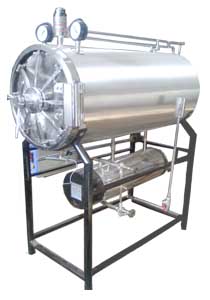 Cylindrical-autoclave-sterilizer